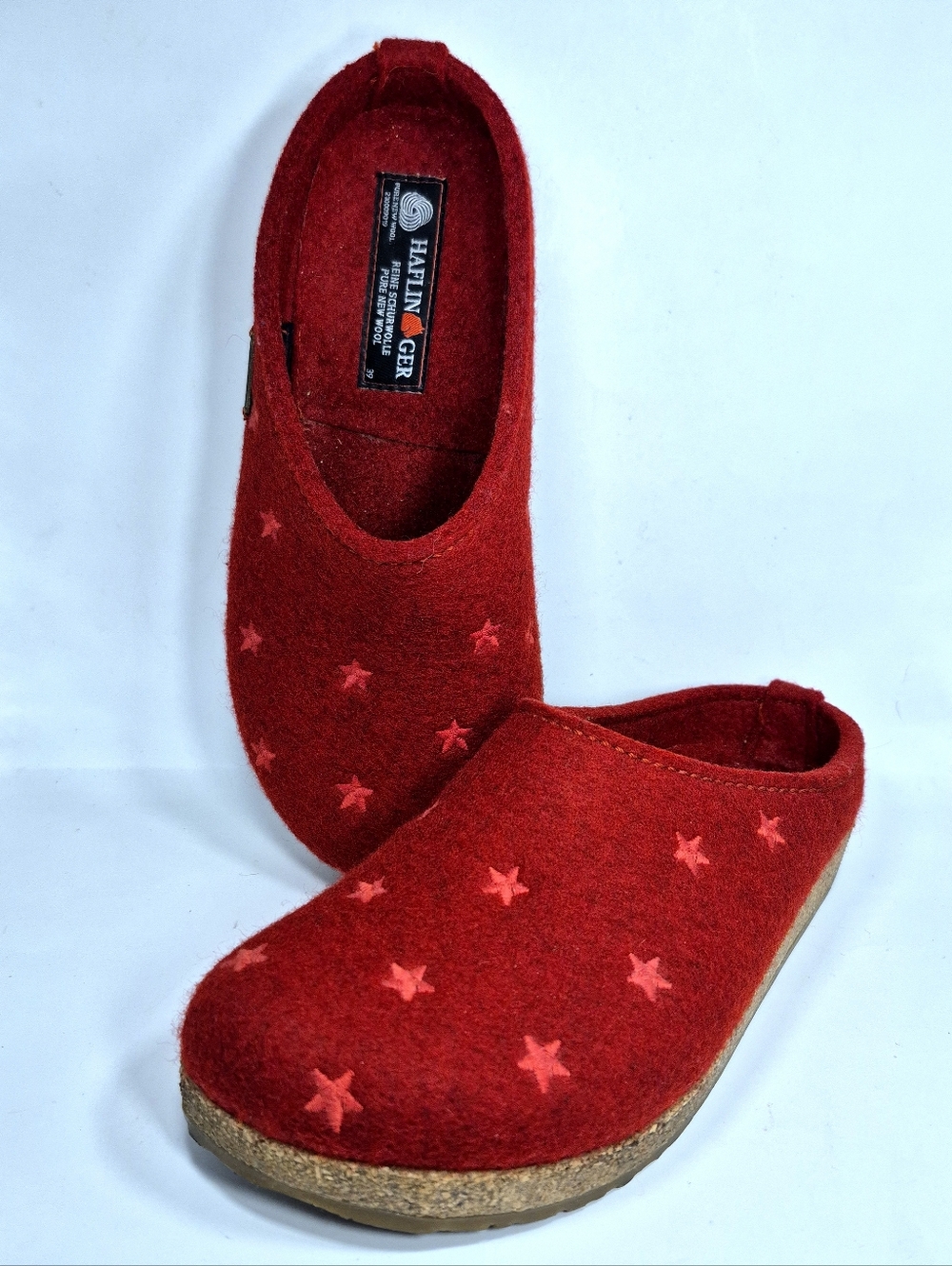 Haflinger Grizzly Stelline slippers, size 8 - 8.5